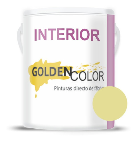 Latex Interior Blanco Lavable Antihongos Goldencolor 4l