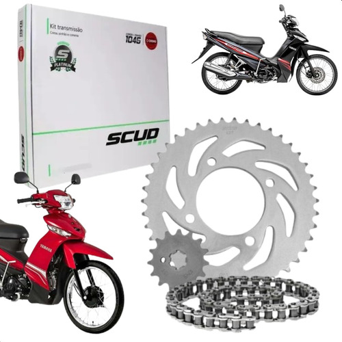 Kit Relação S/retentor Yamaha Crypton 115cc 2015 2016 Scud