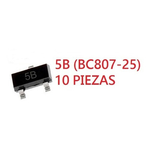 Pack De 10 Unidades: Transistor 5b (bc807-25)