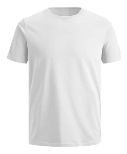 Camiseta Básica Para Hombre 100% En Algodón Suavizado