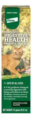 Elanco Gel Oral Probiotico Endurosyn Para Gatos, 0.53 Oz