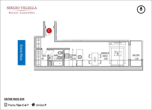 Imagen 9 de 9 de Departamento Loft En Venta En Rosario