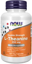 Comprar Suplemento NOW Suplementos L-Teanina L-Theanine de 200mL x 120 un - cápsula