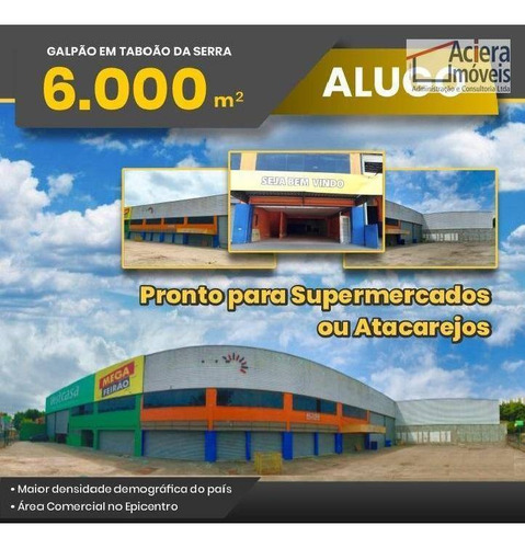Imagem 1 de 17 de Loja Para Alugar, 6000 M² - Taboão Da Serra!!! - Lo0039