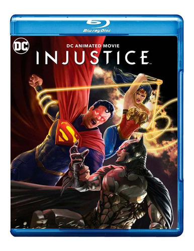 Injustice Dc Comics Batman Superman Pelicula Blu-ray