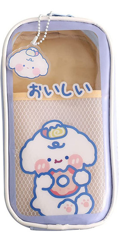 Estuche Portátil Para Lápices Kawaii, Bonito, Transparente,