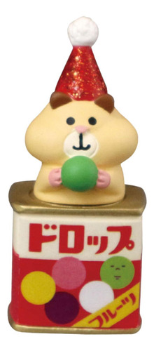 2 Estatua Navideña En Miniatura, Figura De Animal, Hámster