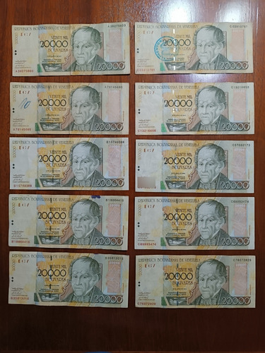 Vendo Billetes Antiguos Fuera De Circulación 