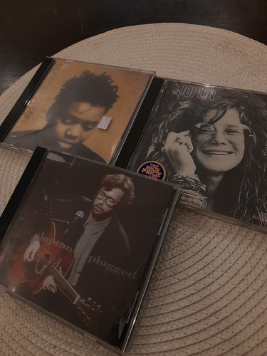 Lote Cds Usados Tracy Chapman, Janis Joplin, Eric Clapton