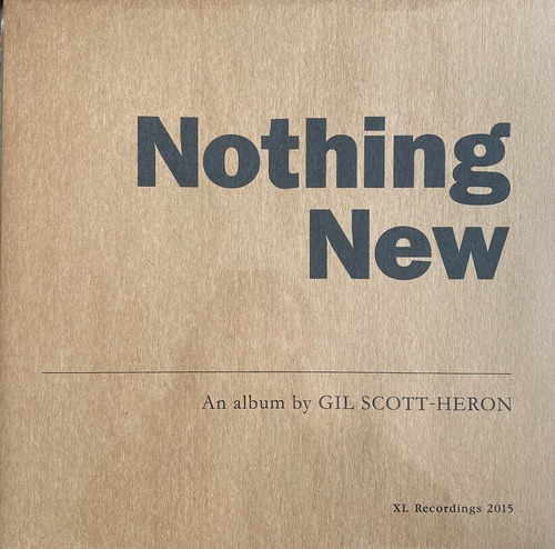 Gil Scott-heron - Nothing New (vinilo Nuevo Y Sellado)