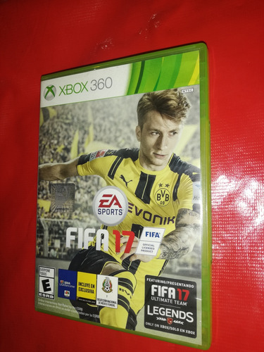 Video Juego Fifa 17 Para Xbox 360 Orig (de Uso) 