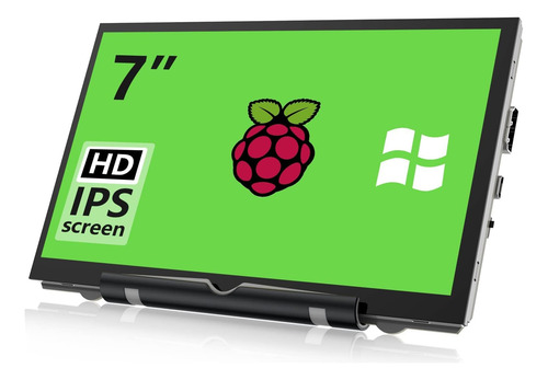 Hamtysan Pantalla Raspberry Pi, Monitor Portátil De 7 Pulgad