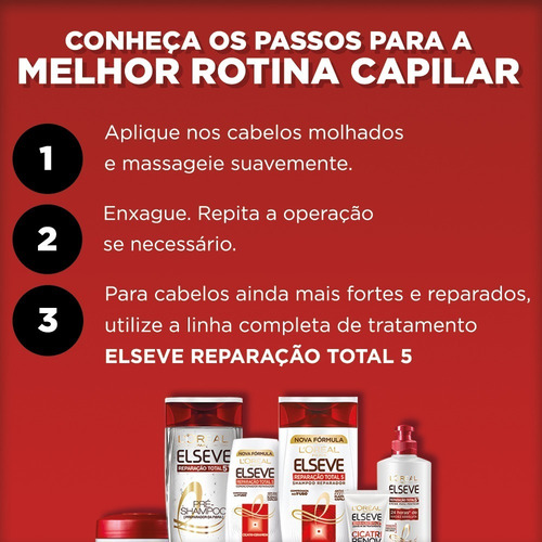 Shampoo Reparação Total 5 Elseve 200ml L'oréal Paris