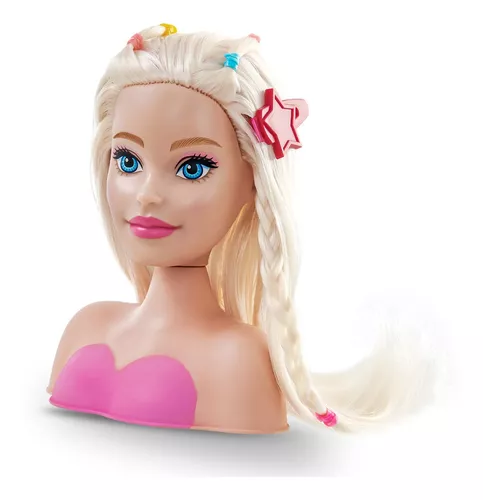 Boneca Barbie Busto Pentear Maquiar Maquiagem Mattel