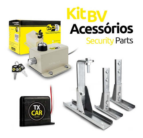 Kit Bv Acessórios Motor Portão Eletrônico Ppa Rcg Garen