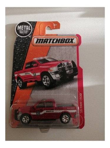 Camioneta Escala Matchbox 2017 Rescue '15 Dodge Ram 1500 J1