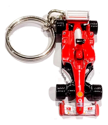 Imagen 7 de 8 de Llavero Ferrari Auto Metálico F1 Schumacher Producto Origina