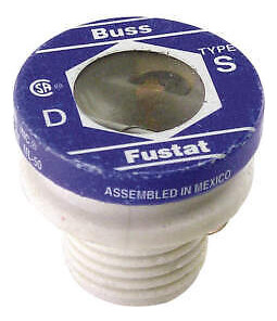 Bussmann S-1-6/10 Plug Fuse,s Series,1-6/10a,pk4 Ggw