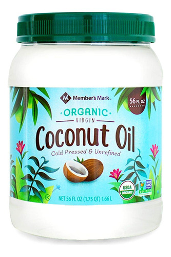 Aceite De Coco Orgánico S/refinar Virgen Comestible 1.6l
