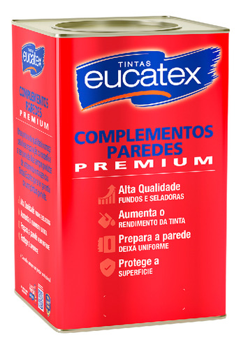 Fundo Preparador Para Pintura Base Água Eucatex 16lt