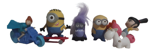 Muñecos Minions Mi Villano Favorito Mcdonalds Lote Por 5 (Usado)