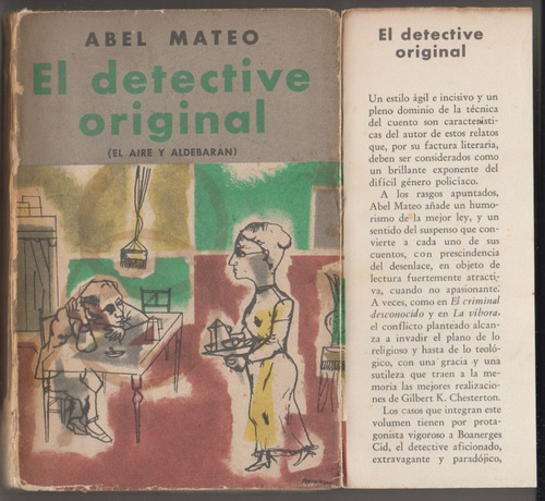 1956 Novela Policial Abel Mateo El Detective Original Escaso