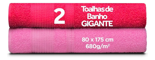 Kit C/2 Toalha De Banho King 80 X 1,75 - Grossa - 500g/m Feminino