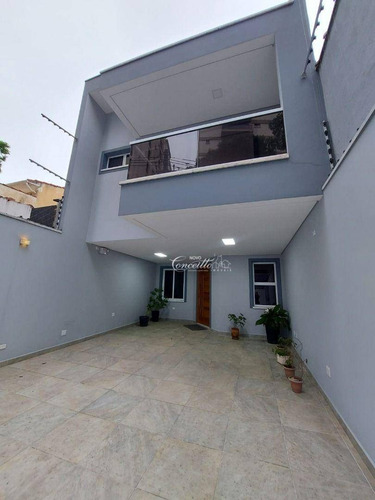 Imagem 6 de 30 de Sobrado Com 3 Dormitórios À Venda, 235 M² Por R$ 1.600.000,00 - Vila Assunção - Santo André/sp - So0105