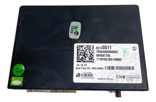 Modulo Interface Onstar Spin Onix Cobalt Cruze 52145511 (Usado)