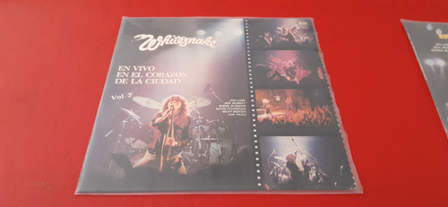 Vinilo Whitesnake En Vivo En El Corazon De La Ciudad Por Dos