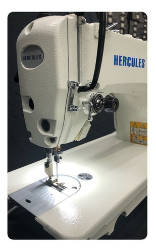 Imagen 3 de 4 de Maquina Recta Marca Hercules Motor Ahorrador Servo Led 110v