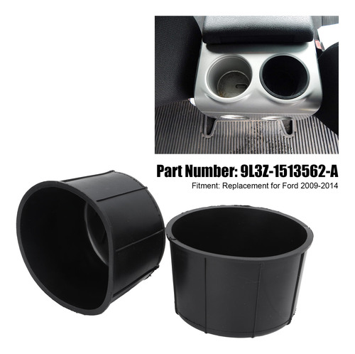 Par De Insertos De Portavasos De Goma 9l3z1513562a Center