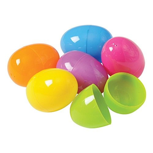 Huevos De Pascua De Plástico (50 Por Pedido), Colores Surtid