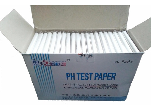 Ph Tiras, 80 Tiras Ph 1-14 Tornasol - X 20 Paquetes