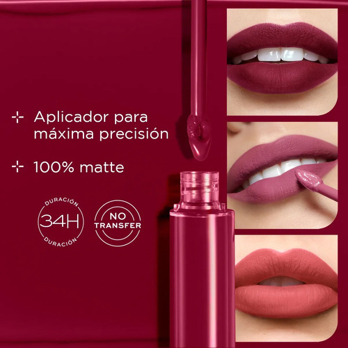 L'bel - Labial Líquido Mate Forever Rose Forever