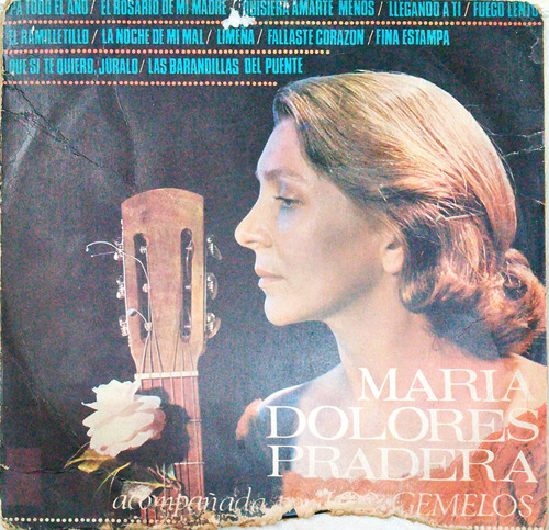 Disco Vinilo Lp Maria Dolores Pradera Coleccionable Usado