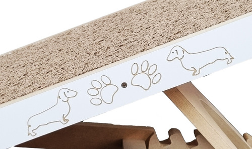 Rampa Para Perros Plegable Diseño Dachshund-salchicha 