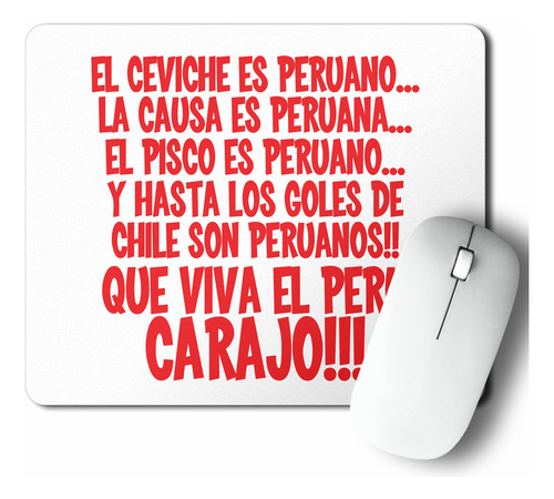 Mouse Pad Que Viva El Peru!!! (d0512 Boleto.store)