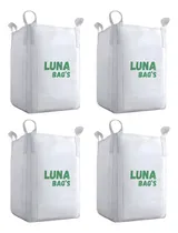 Comprar 4 Saco Big Bag Boca Aberta Reciclagem Entulho 1000kg C1