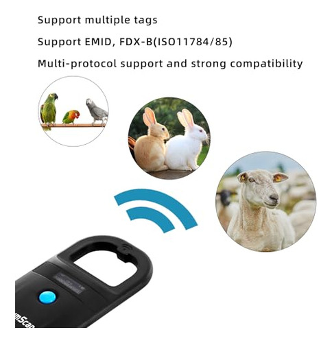 Netumscan Pack: Lector De Microchip Para Mascotas Recargable