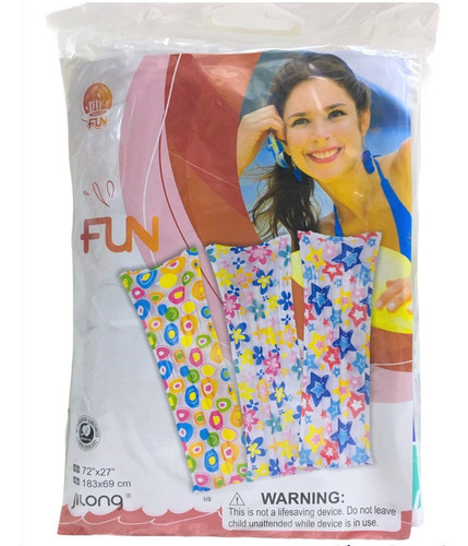Imagen 2 de 7 de Colchoneta Inflable Pileta Play New 183x69cm Pce 231 Bigshop