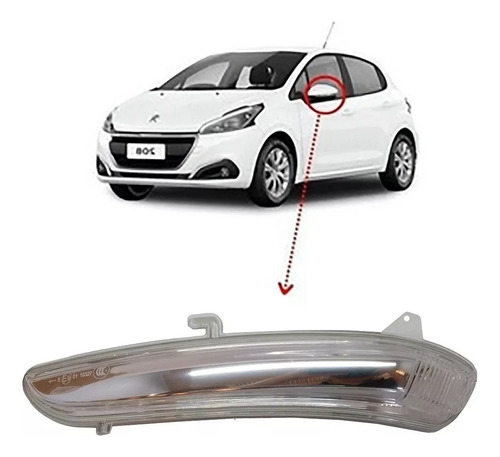 Pisca Retrovisor Esquerdo Orig Peugeot 2008 2019 Em Diante