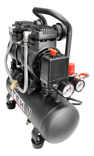 Compresor De Aire 10 Litros Libre De Aceite 2hp Tehtools