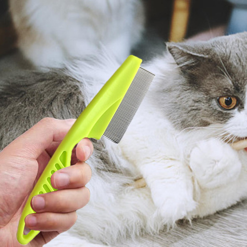 Peine Antipulgas Para Perros Cepillo De Baño Para Perros Con