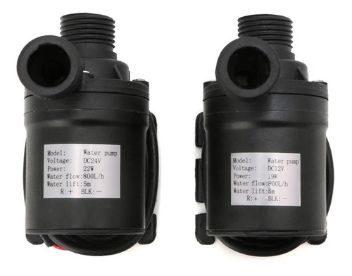 Mini Bomba 12v 800l/h 19w Pra Circulacao Agua Quente