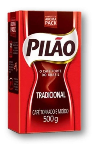 Café Brasileño Pilao 500 G Tostado Molido. Agronewen