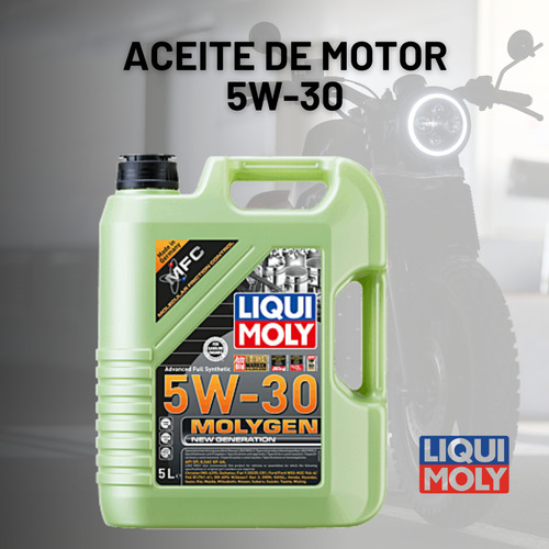 Aceite Sintetico Antifricción Liqui Moly Molygen 5w30 5 L