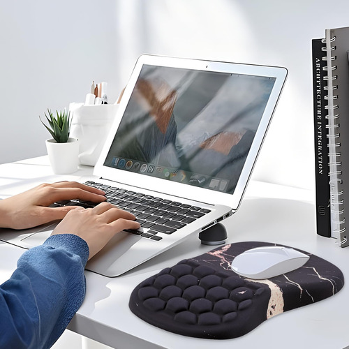 Mouse Pad Con Soporte Para Muñeca Laokiiy, Mouse Pad