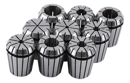 Conjunto De Pinça De Mola Er32 De 9 Peças Para Máquina De