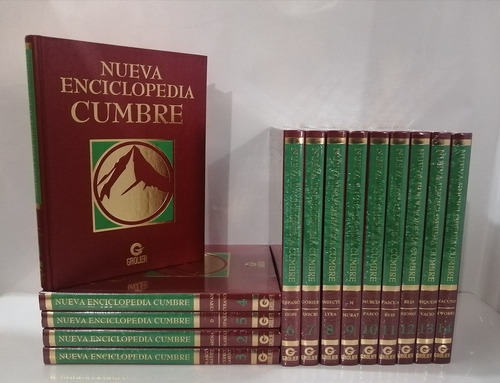  Grolier Cumbre 14vols  Nueva Enciclopedia